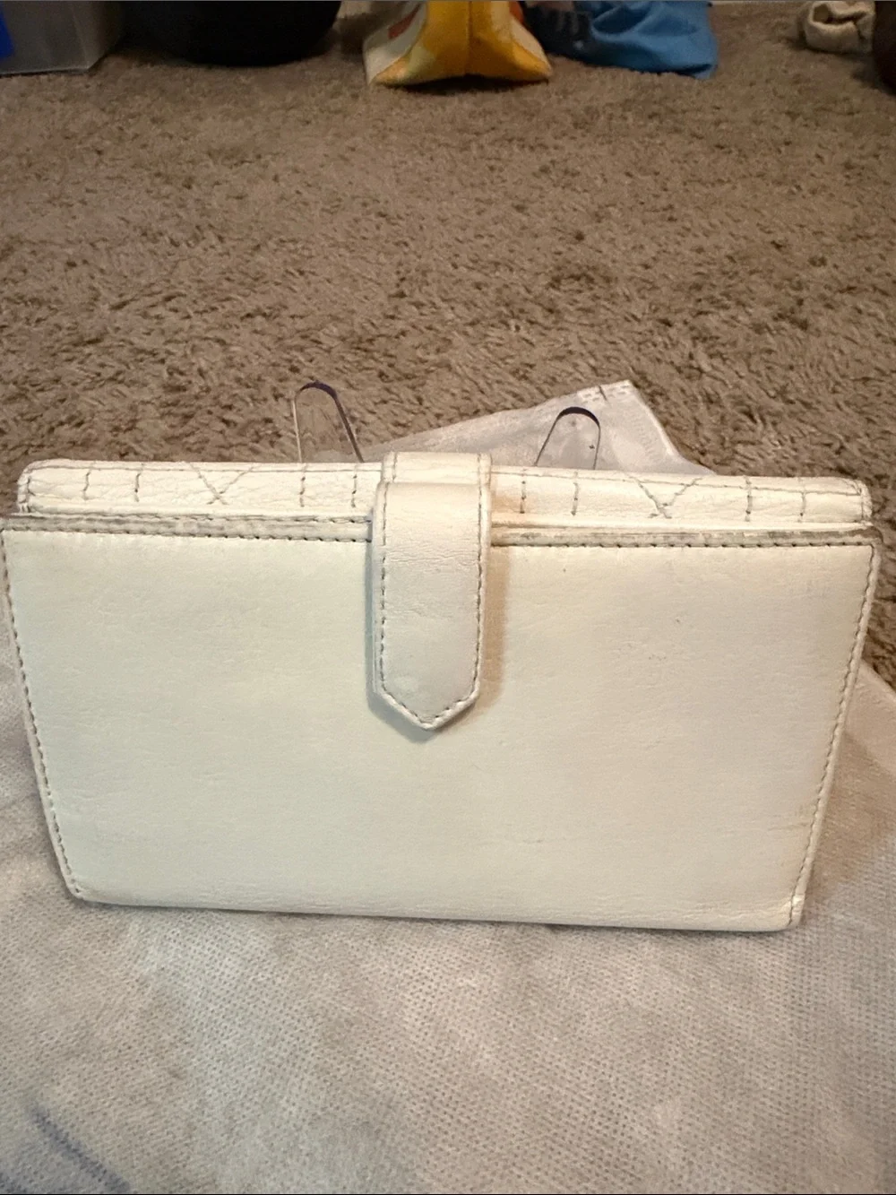 Dior Quilted Cannage Flap Wallet